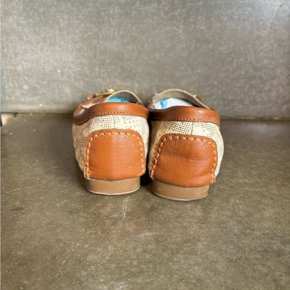 Michael Kors Fulton Studded Logo Moccasin Signature Logo Size Women’s 7M Leather - Picture 5 of 12